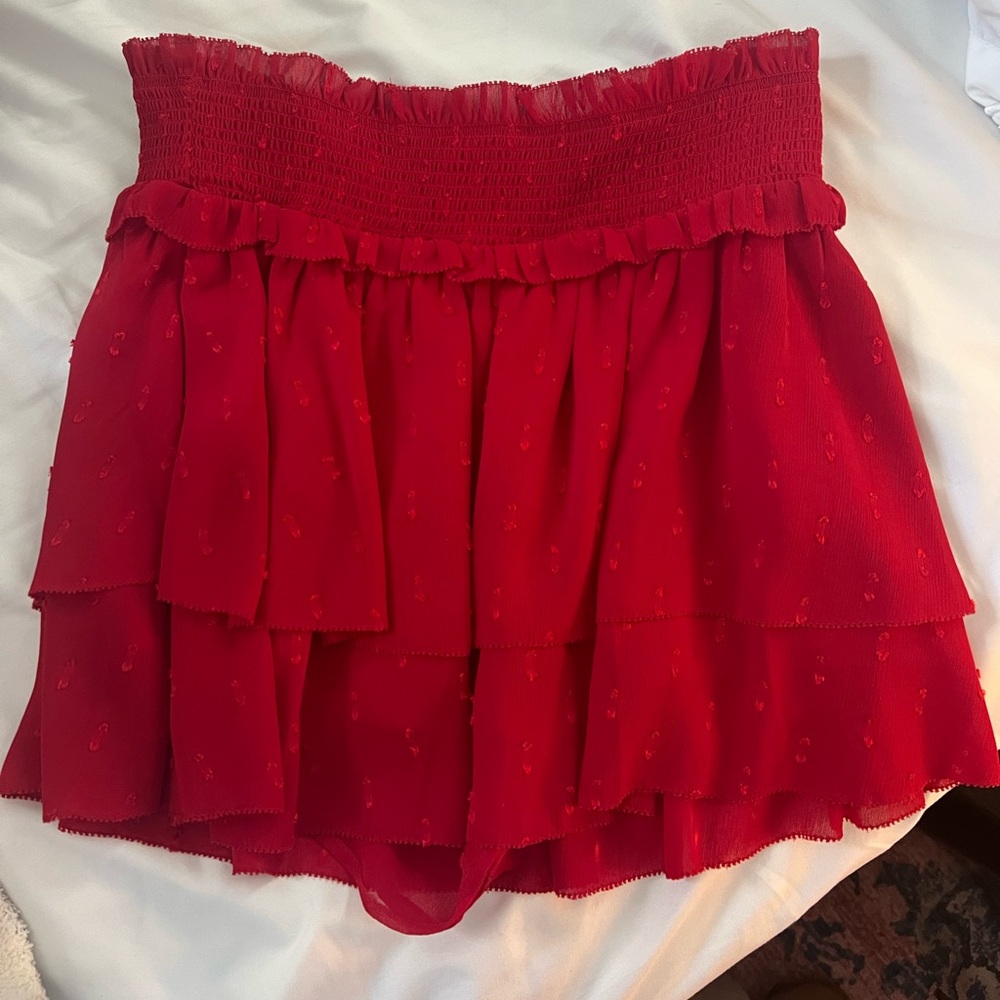 Planet Blue Red Skirt